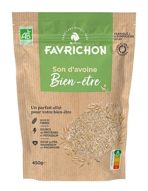 Son d'avoine bio Favrichon - 450 g
