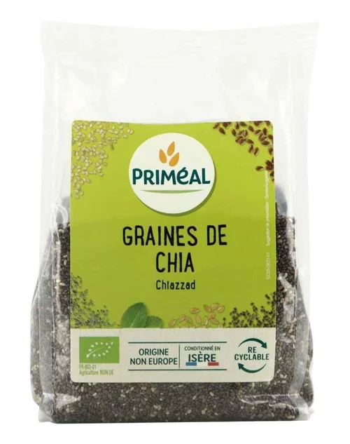 Graines de chia bio en sachet de 250 g