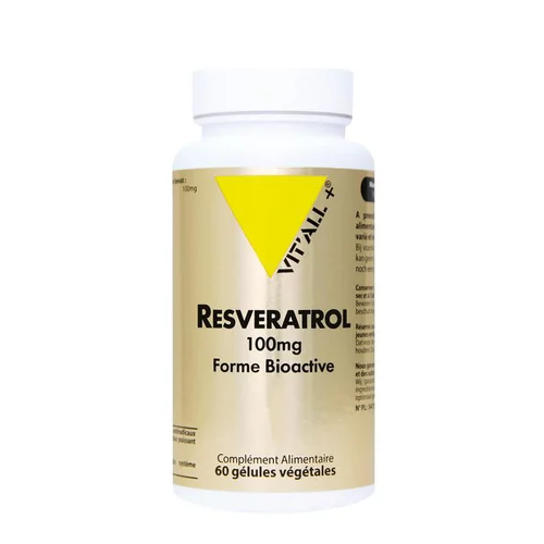 Resveratrol en boite de 100 mg - La boite de 60 gélules