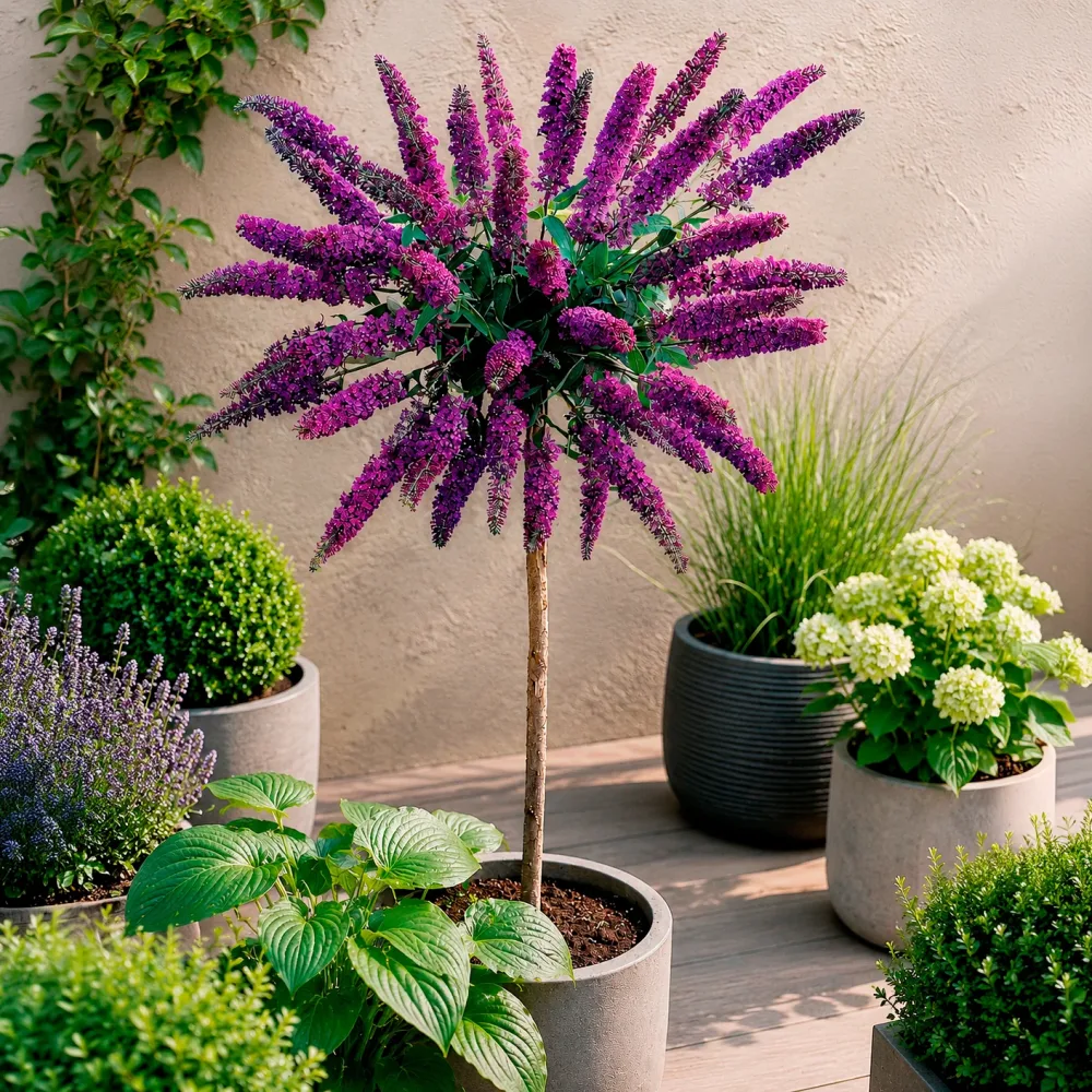 Arbre aux papillons Empire Blue sur tige Buddleja davidii Empire Blue