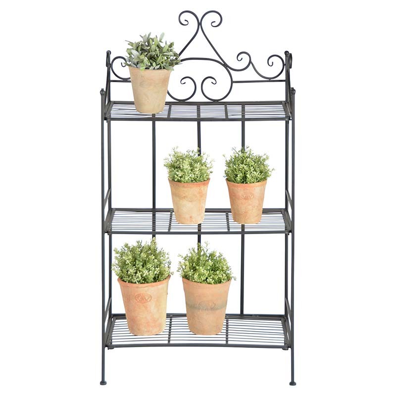 Etagère droite pliante - Rangement plantes 3 niveaux