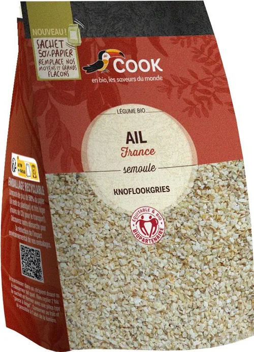 Ail semoule bio Cook - 130 g