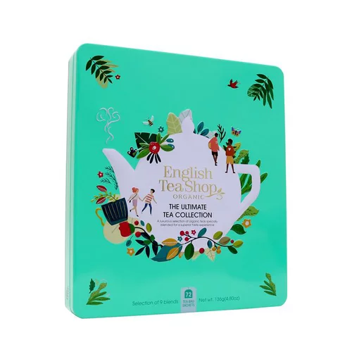 Coffret thés et infusions bio collection Classique Ultimate English Tea Shop - 72 sachets