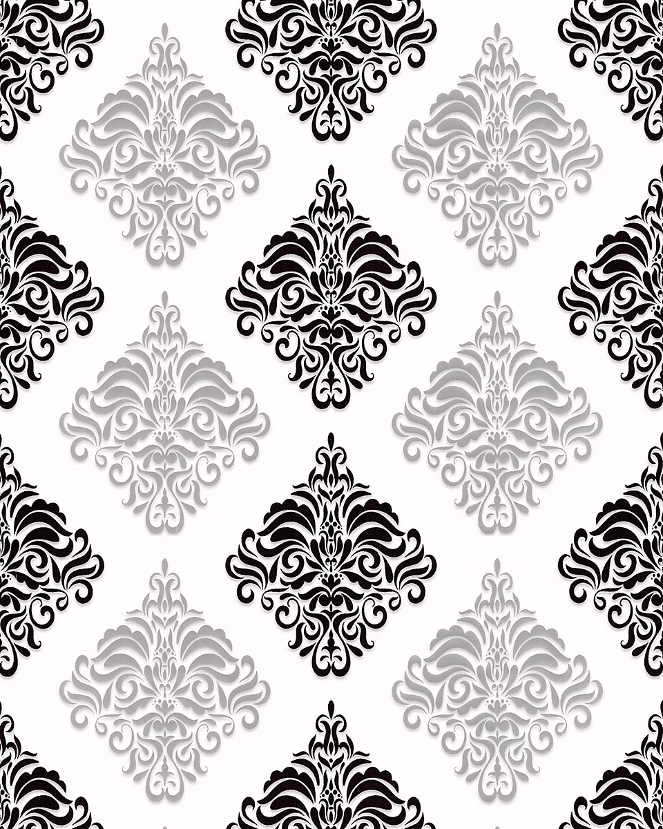 EDEM 85024BR20 Papier peint baroque lisse accents métalliques 5 – 33 m2