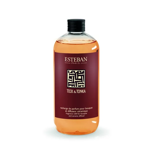 Recharge Teck et Tonka pour bouquets parfumés Esteban - 500 ml
