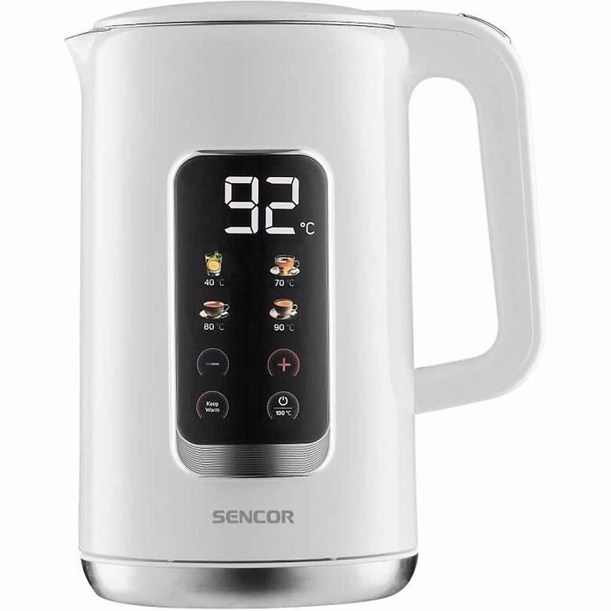 Bouilloire électrique Sencor SWK 0950WH 1 – 7 L double paroi 2200 W blanc