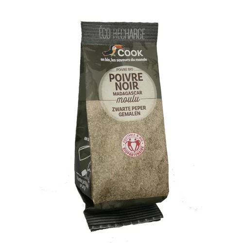 Poivre Noir poudre bio eco recharge 45g