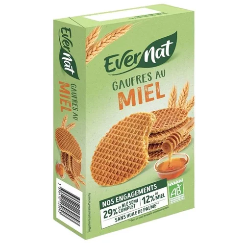 Gaufres au miel 175 g EVERNAT