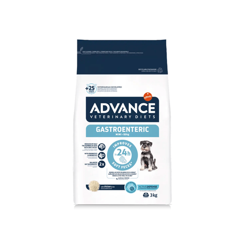 CROQUETTES CHIEN ADVANCE® VETERINARY DIETS - GASTROENTERIC MINI - 3KG