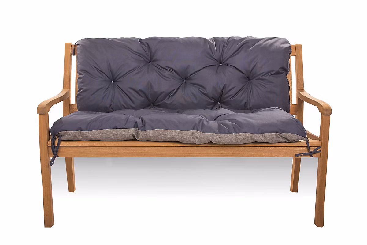 Coussin pour banc de jardin 100 × 50 × 40cm | coussin de banc de jardin Bleu – coussin de balançoire extérieur – coussin de jardin