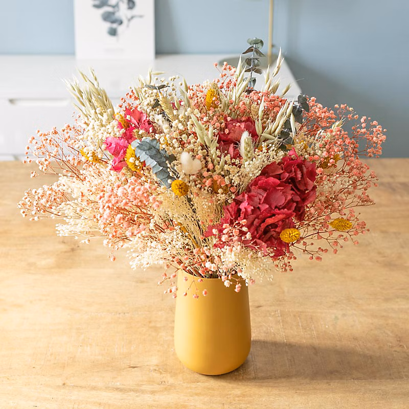 Objet décoratif – Bouquet de fleurs séchées L AGATHE