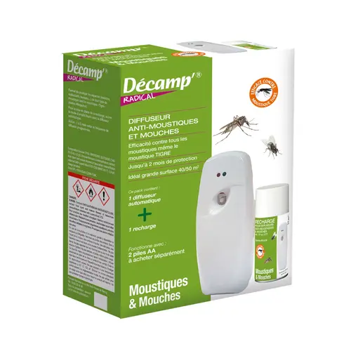 Diffuseur anti-moustique avec recharge Decamp