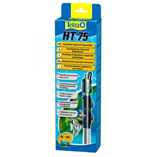 Chauffage aquarium 75 Watts, efficacité optimale - TETRA HT 75