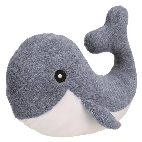 Jouet peluche en polyester recyclé Trixie Be Nordic baleine Brunold - 25 cm