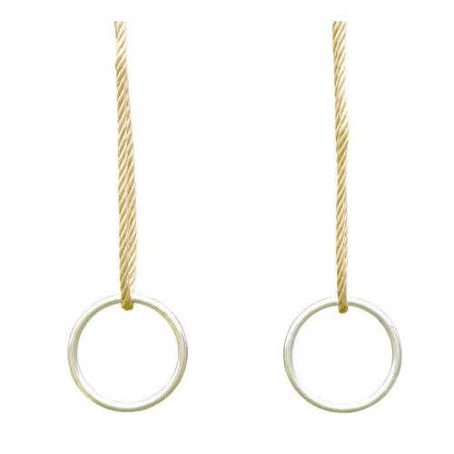 Jeu d’anneaux en métal pour portique Ø 13 cm