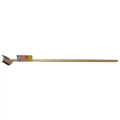 Brosse pour dalle avec grattoir