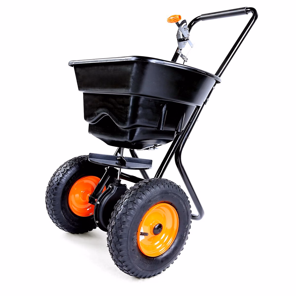 Épandeur centrifuge sur roues – FUXTEC FX-GS36, 36 kg largeur d'épandage XXL