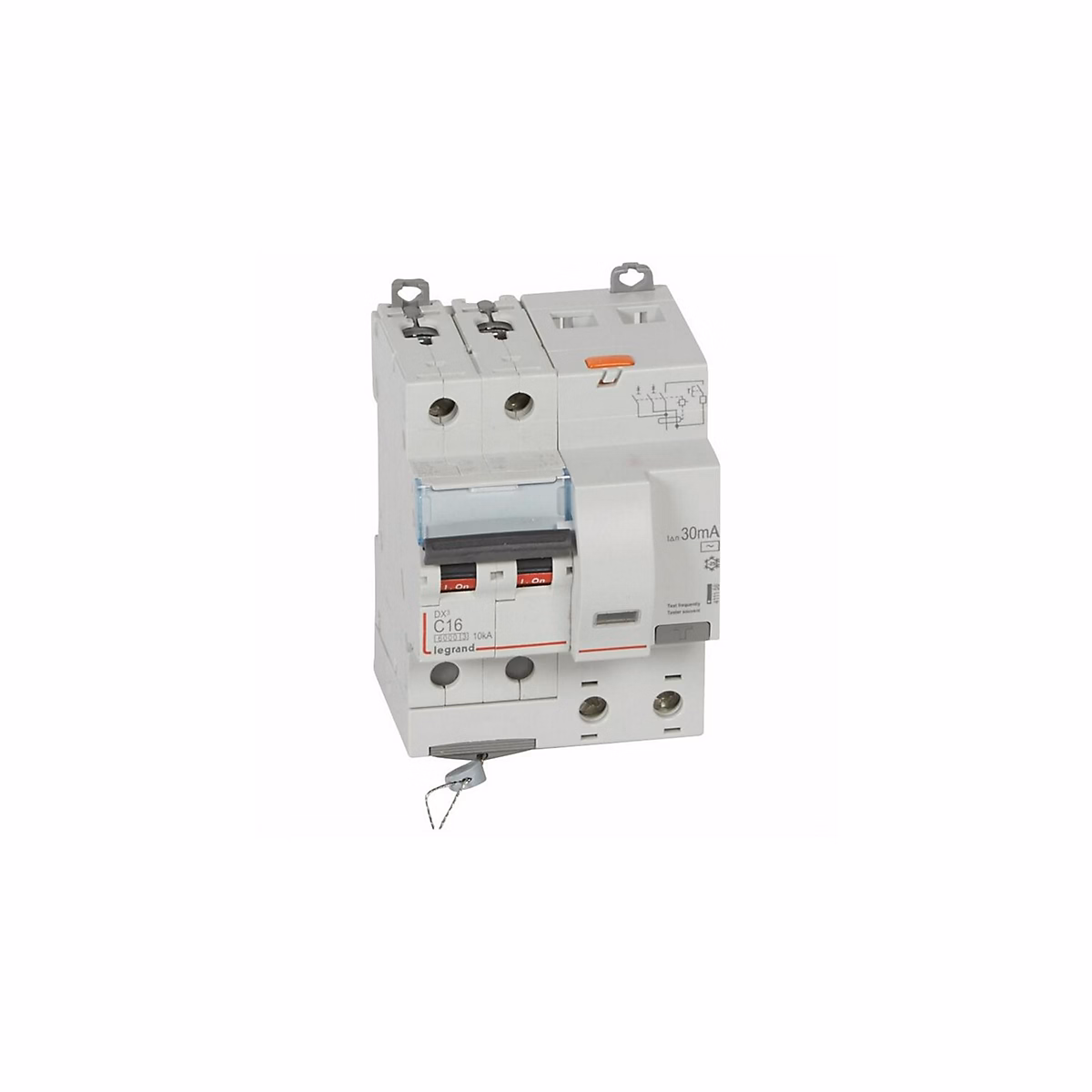Interrupteur et disjoncteur différentiel – 411158 Legrand Disjoncteur Différentiel 16a Type Ac 30ma Dx36000 10ka 2p