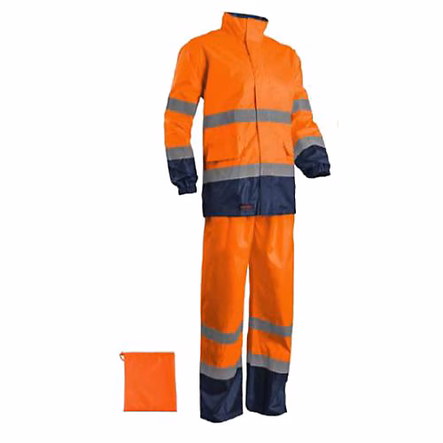 Ensemble de pluie haute visibilité HI-WAY orange fluo/marine TXL – COVERGUARD, 7HWROXL