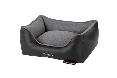Corbeille à mémoire de forme pour chien gris Hilton Scruffs – Taille S