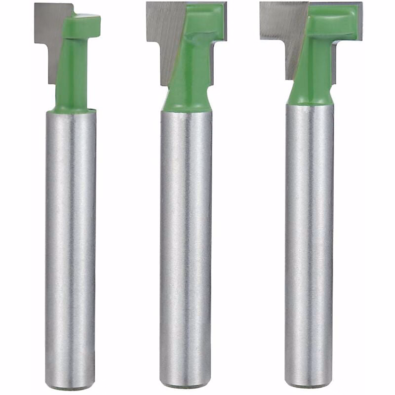 Coffret de forets pour perceuse 6mm tige fraises à défoncer T-slot & T-track fraises – professionnels outils de coupe du bois