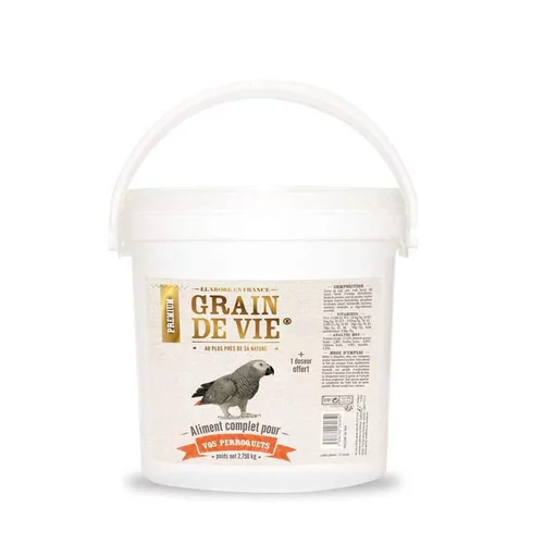 Aliment complet pour perroquet Grain de Vie - 2,750 kg