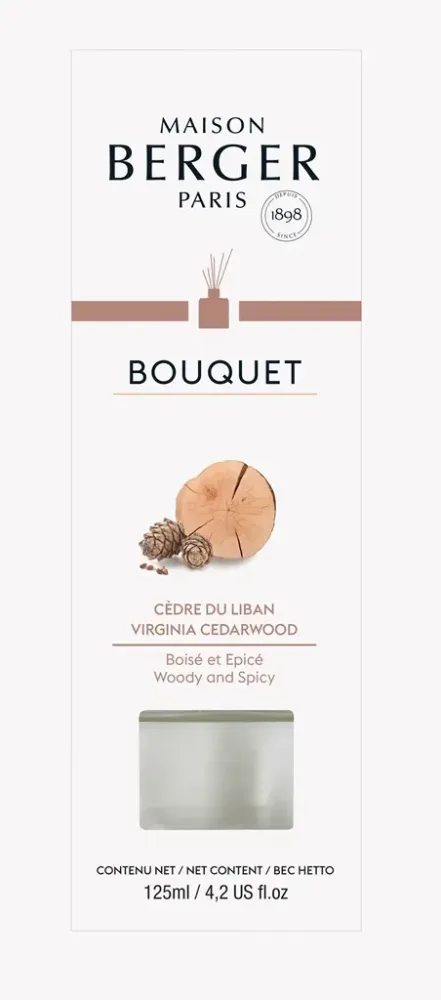 Bouquet parfumé senteur cèdre du Liban Maison Berger - 125 ml