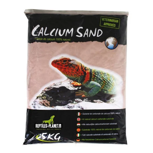 Sable de calcium pour terrarium coloris rouge Reptile Planet Kalahari Red - 5 kg