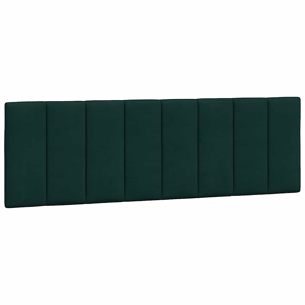 Coussin de tête de lit Hanko vert foncé 160 cm velours vidaXL – Réf. BWEJITOYL5143015850