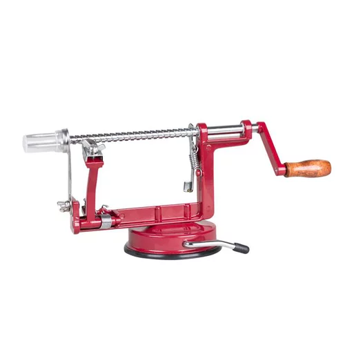 Pèle pomme rouge avec fixation ventouse