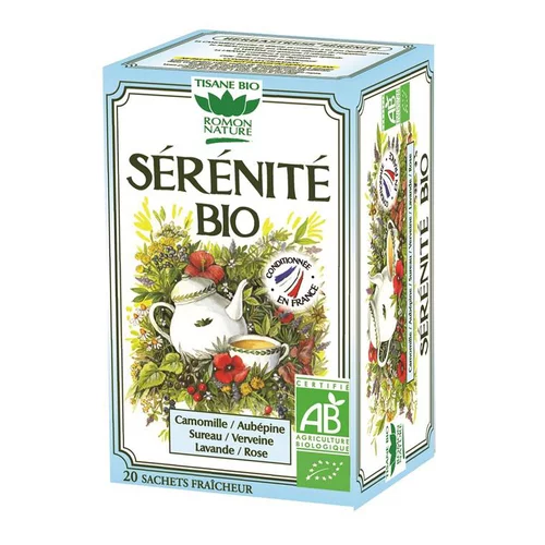 Tisane romon sérénité bio en boite de 30 g