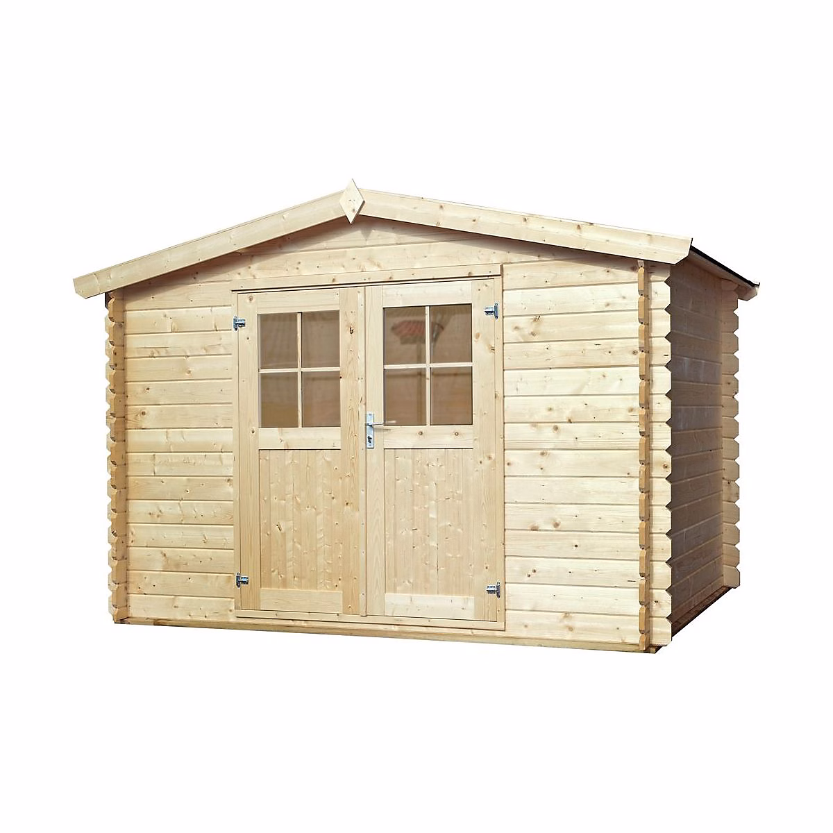 Abri de jardin en bois double pente Falun 3 × 3 m