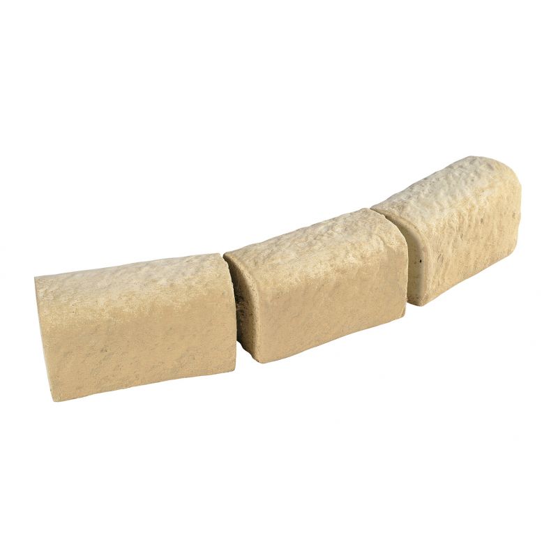 Bordure de jardin ronde courbe avec lien 61,5 cm