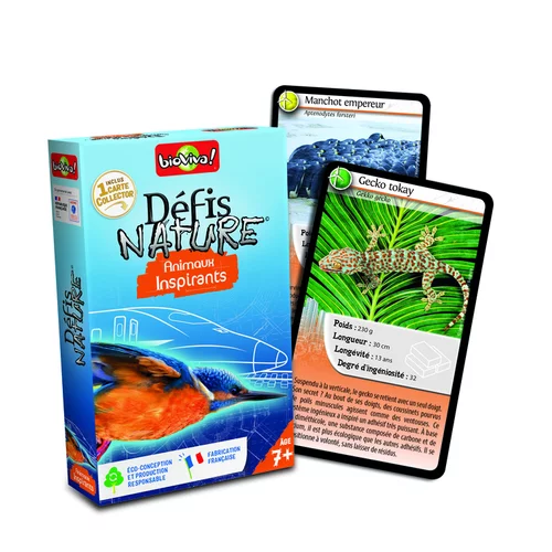 Jeu de cartes Bioviva Animaux inspirants