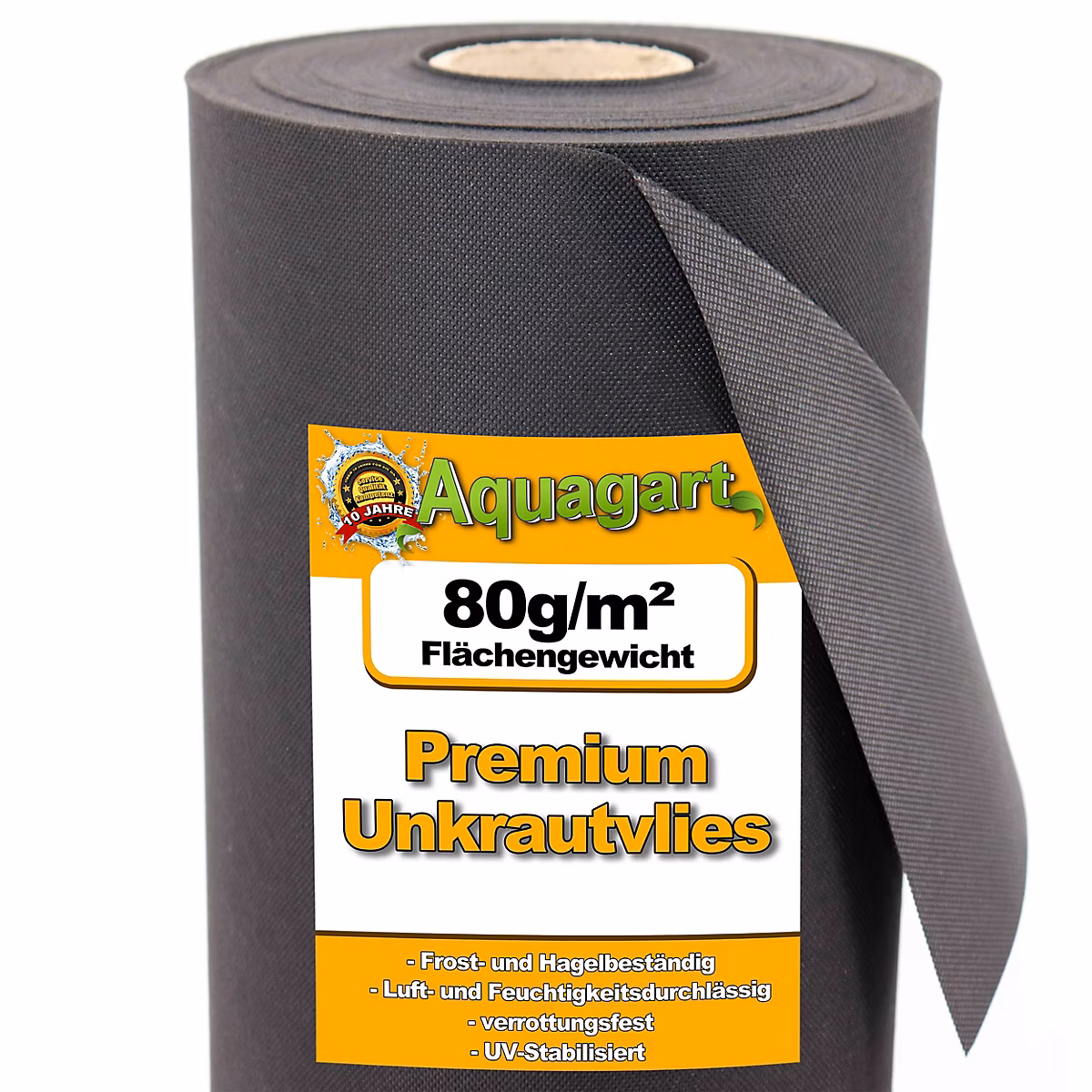 88 m² film de paillage – voile de paillage 80 g | 1 | 6 m de large Aquagart