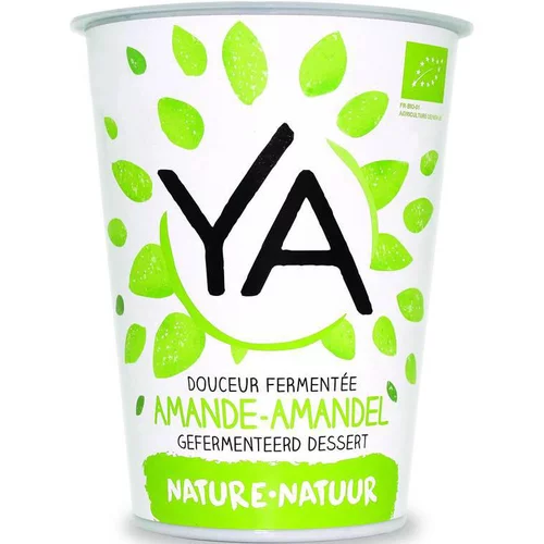 Dessert végétal fermenté au lait d’amande nature en pot Ya - 400g