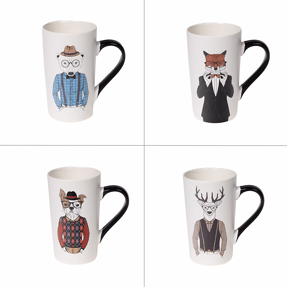 Coffret de mugs Dapper 50 cl (1 modèle aléatoire) – Réf. LQHHALSIX3610279433