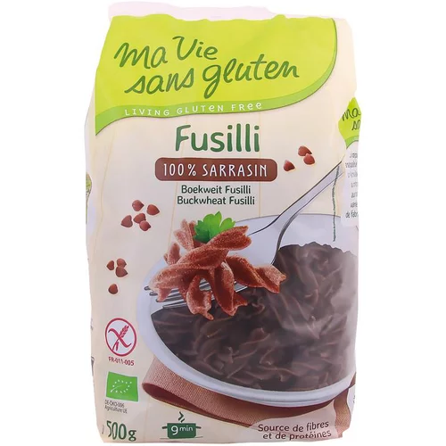 Fusilli 100% sarrasin 500 g MA VIE SANS GLUTEN