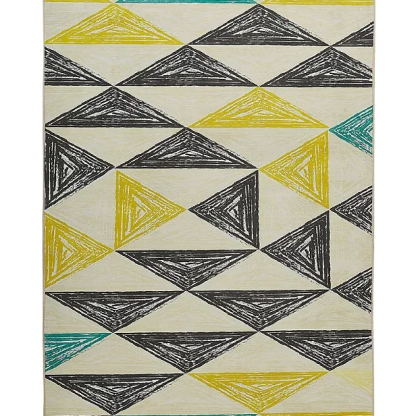 Tapis et paillasson – À poil court entissu multicolore KALEN