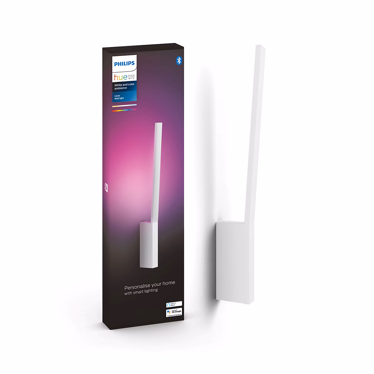 Applique murale dimmable 850 lm IP20 20 W Philips Hue blanc – Réf. JGVKNMDLL2244790245