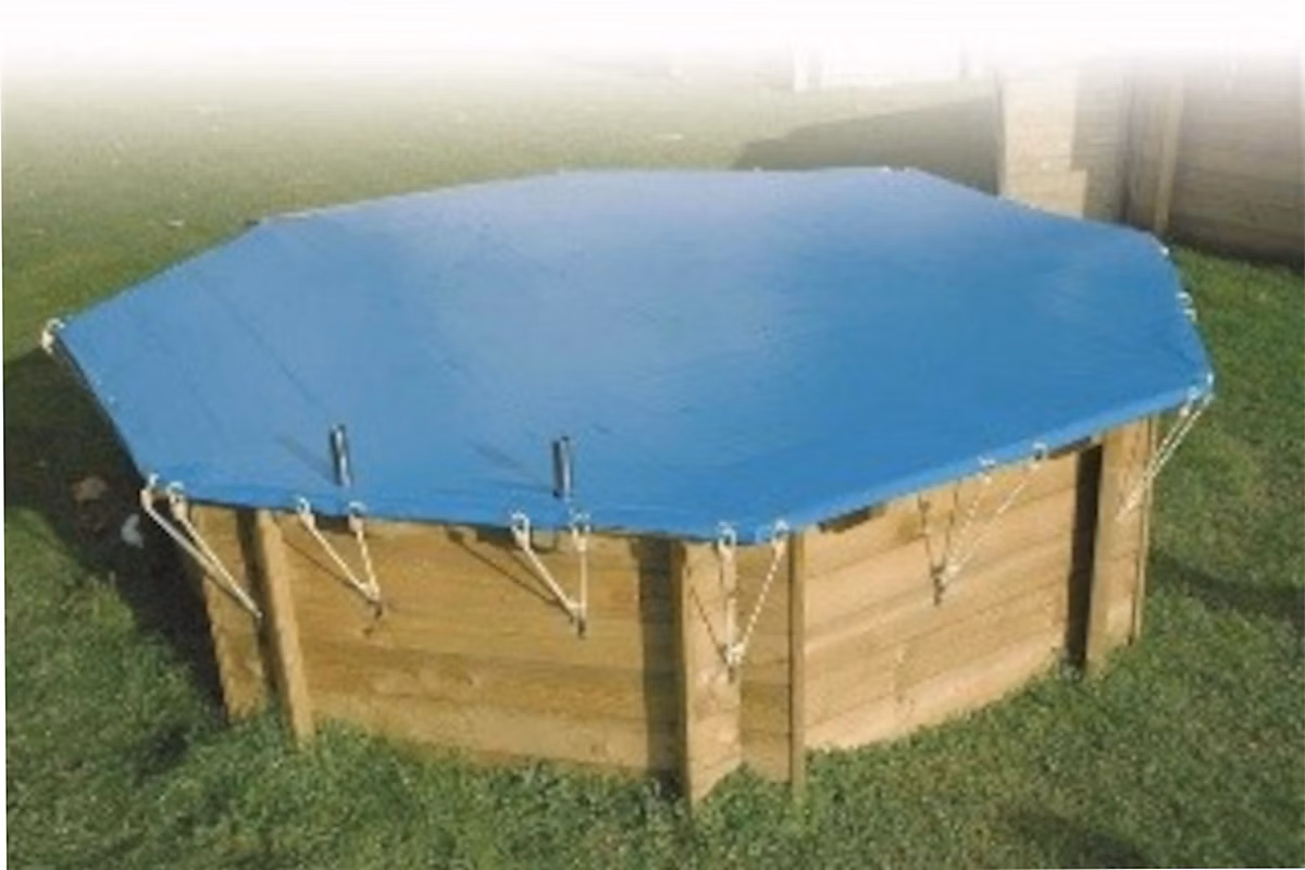 Bâche de sécurité 550gr pour piscine Fidji 300x400 | NF P 90 – 308