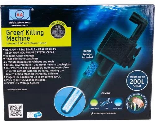 Stérilisateur UV 9W pour aquarium coloris noir Antinea