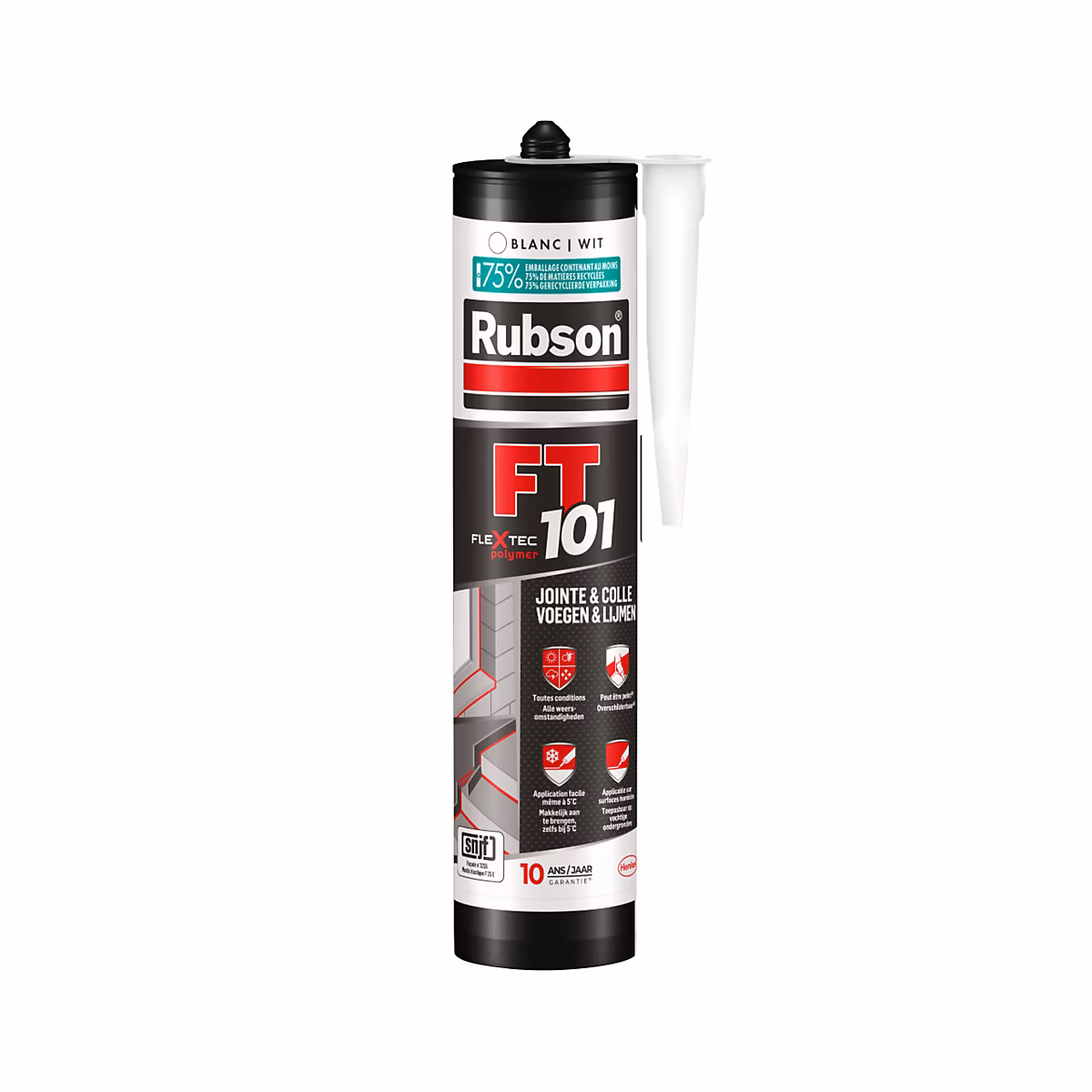 Mastic FT101 Rubson Joint Blanc 280ml – Réf. NTQLZLMBN6113388040