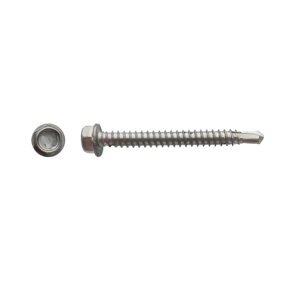 200 Vis Autoperceuses Tête Hexagonale 3.5 × 12.7 mm – DIN 7504 K, Inox A2, D-Work