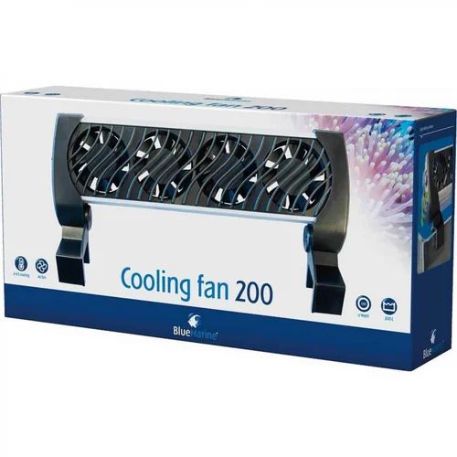 Ventilateur aquarium silencieux, fonction refroidissement, BLUEMARINE, modèle 200 - 200L
