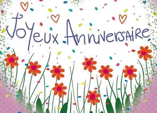 Mini carte "Joyeux anniversaire" - Éditions Titi Pinson - 9x6 cm