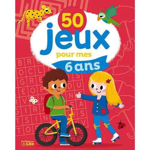 50 jeux pour mes 6 ans aux éditions Lito