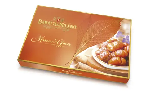 Marrons glacés entiers Baratti & Milano - boîte de 180 g