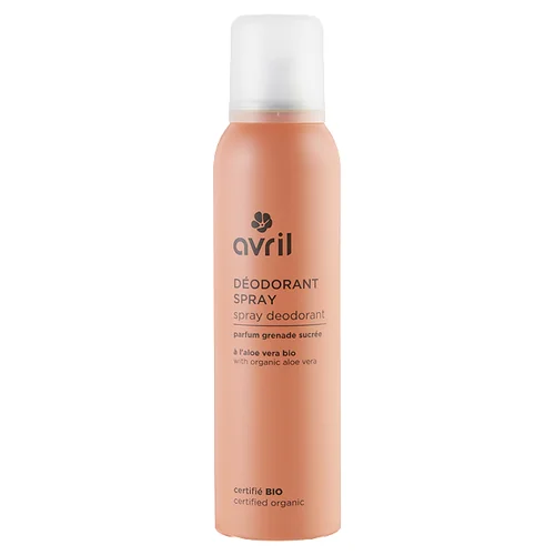 Déodorant spray à l'aloe vera bio Avril - 150 ml