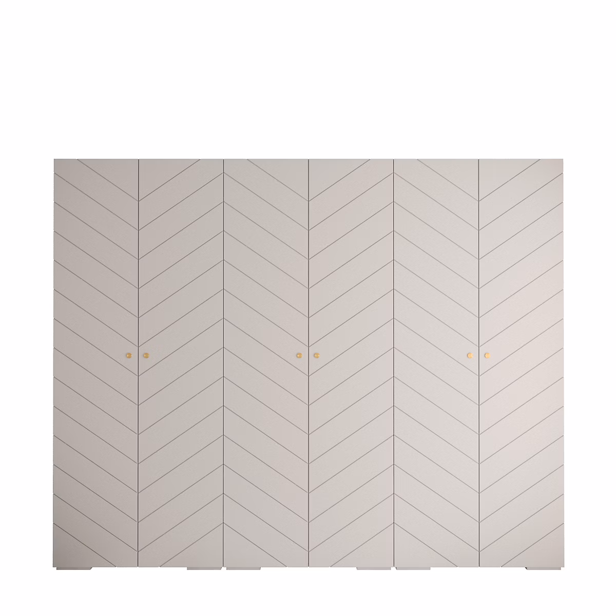 Armoire Manhattan Ryfel 4 a portes battantes H. 236 – 7 x L. 300 x P. 47, 6 portes